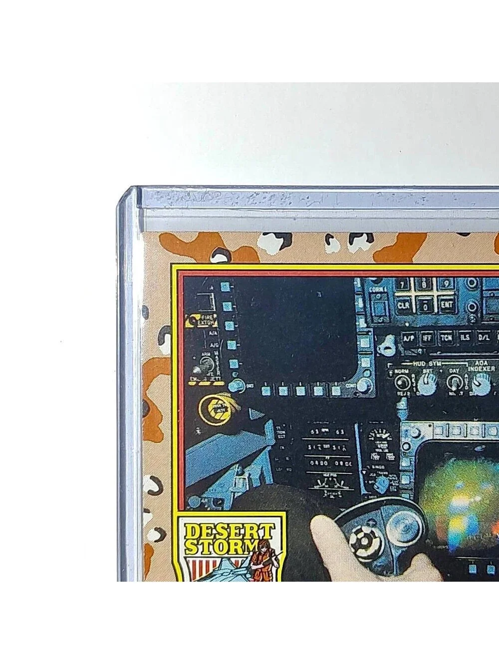 F/A-18 Cockpit 1991 Topps Desert Storm #64 Card